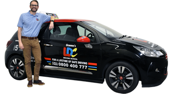 Graeme Winspear's driving school car